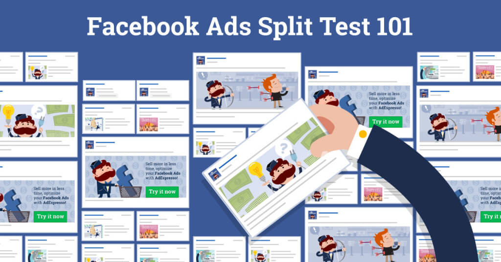 alt text: Hình ảnh minh họa A/B testing quảng cáo Facebook