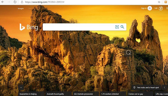 Bing mang lại cảm giác nhiều màu sắc