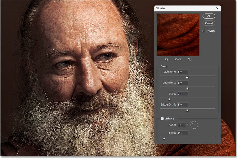 Cách sử dụng bộ lọc Oil Paint trong Photoshop để biến ảnh thành tranh vẽ