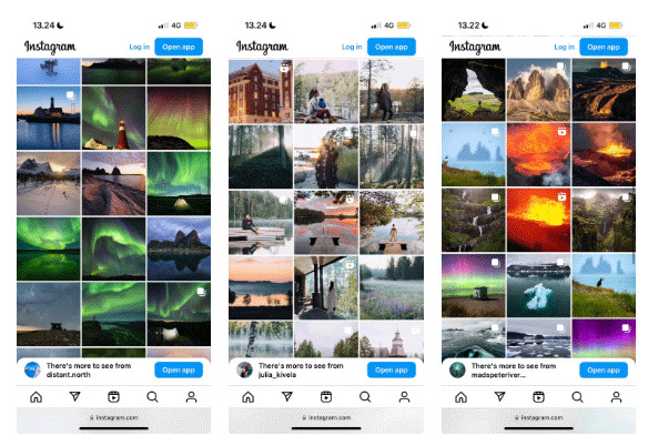 Nguồn cảm hứng từ Instagram
