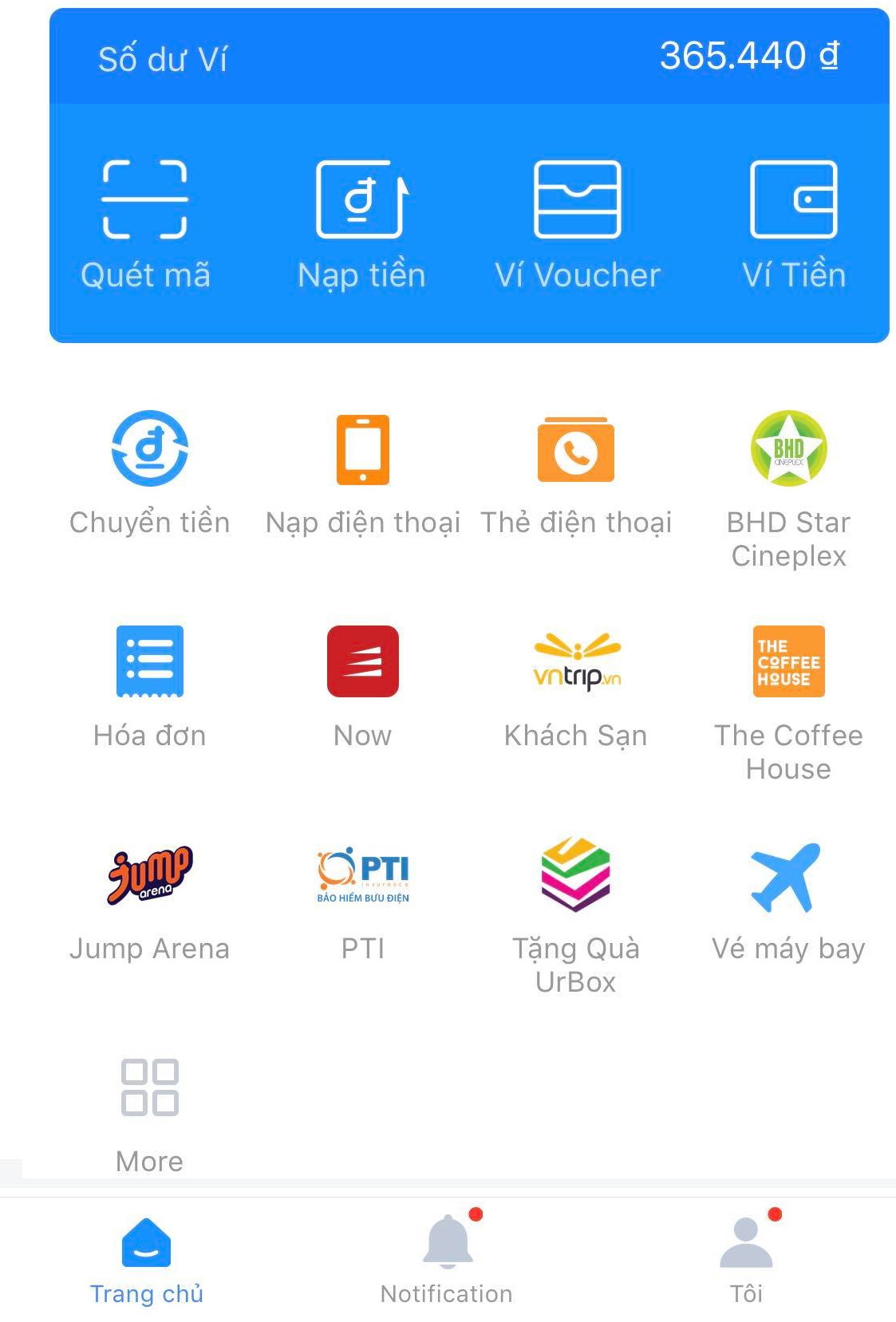 Quy trình liên kết ngân hàng với ví AirPay
