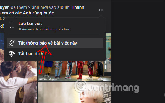 Tắt thông báo về bài viết này