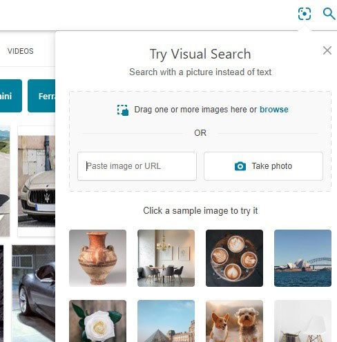 Thêm tùy chọn tìm kiếm trực quan