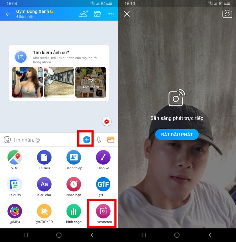 Zalo Live - Livestream dễ dàng trên Zalo